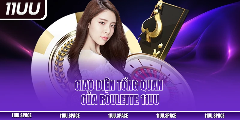 Giao diện tổng quan của roulette 11UU
