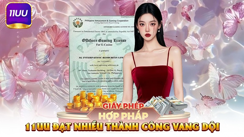 Chứng nhận quốc tế hợp pháp của 11uu